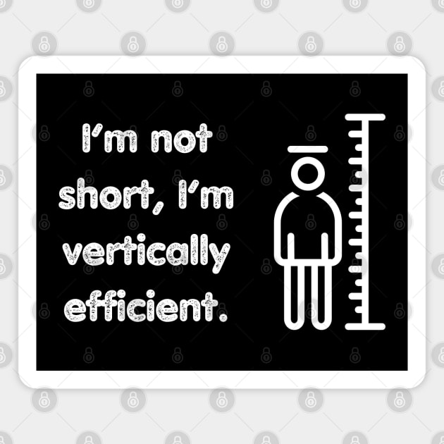 Short Vertically Efficient Joke Magnet by Elysian Alcove